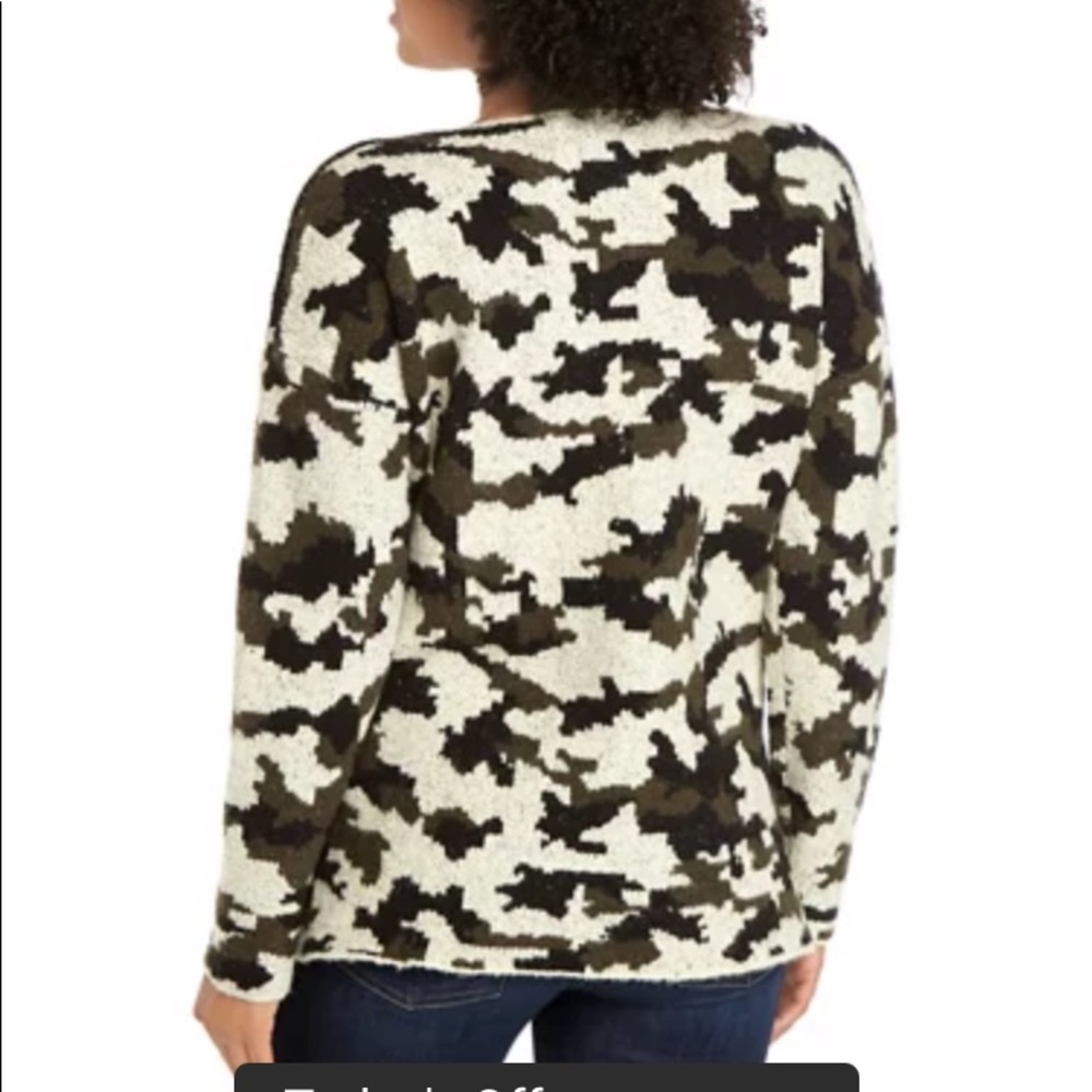 NWT Workshop Camouflage High Low Sweater Size XS - Picture 4 of 12